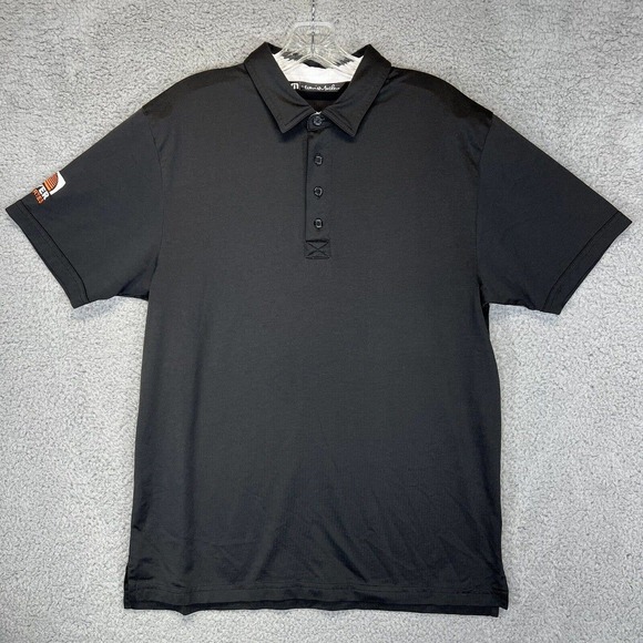 Travis Mathew Other - Travis Mathew Polo Shirt Mens Large Black Golf Rugby Casual